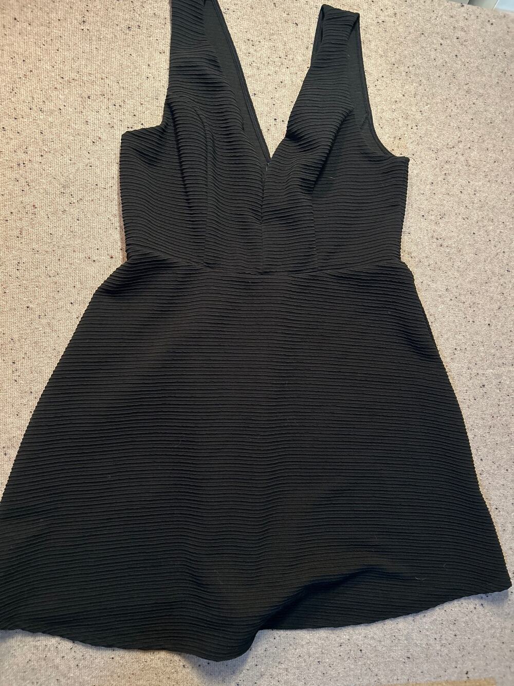 VTG Y2K Bongo Dress XL Black Sleeveless Short Whimsygoth Club